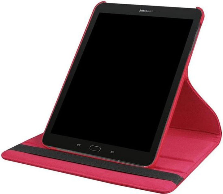 Samsung Galaxy Tab S3 9.7 T820/T825 Hoesjes – 360° draaibaar – Multi-stand – Rood-Tablethoesjes-Ilumina Benelux