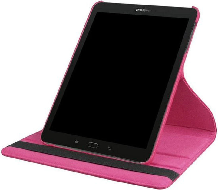 Samsung Galaxy Tab S3 9.7 T820/T825 Hoesjes – 360° draaibaar – Multi-stand – Roze-Tablethoesjes-Ilumina Benelux