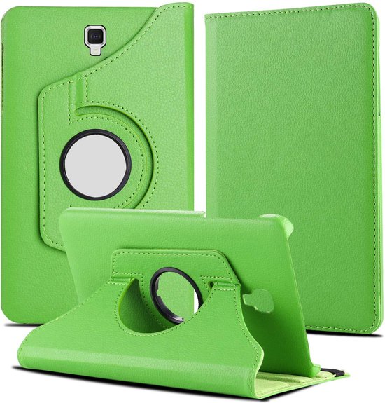 Samsung Galaxy Tab S4 10.5 T830/T835 Hoesjes – 360° draaibaar – Multi-stand – Groen-Tablethoesjes-Ilumina Benelux