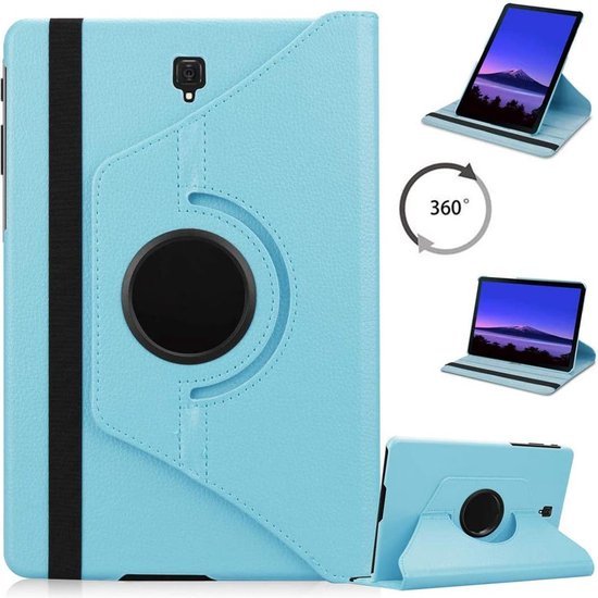 Samsung Galaxy Tab S4 10.5 T830/T835 Hoesjes – 360° draaibaar – Multi-stand – Lichtblauw-Tablethoesjes-Ilumina Benelux