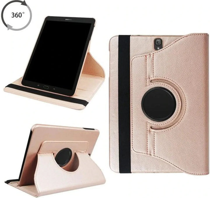 Samsung Galaxy Tab S4 10.5 T830/T835 Hoesjes – 360° draaibaar – Multi-stand – Roségoud-Tablethoesjes-Ilumina Benelux