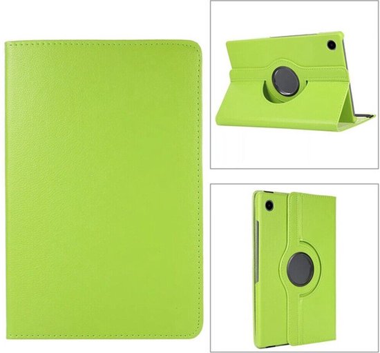 Samsung Galaxy Tab S5e 10.5 (2019) SM-T720/T725 Hoesjes – 360° draaibaar – Standfunctie – Groen-Tablethoesjes-Ilumina Benelux