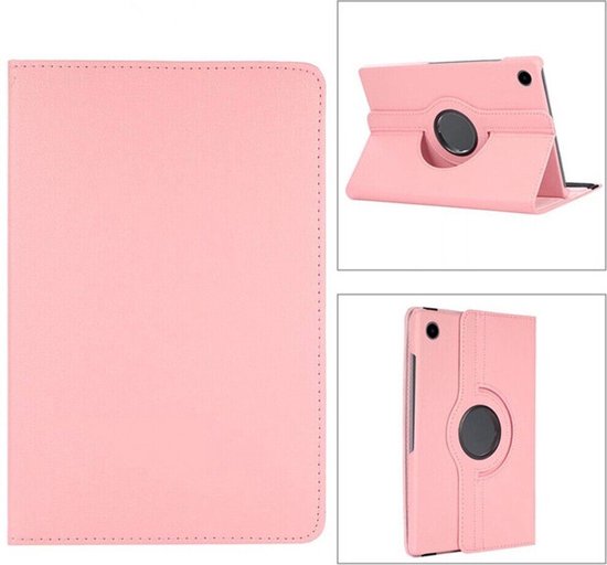Samsung Galaxy Tab S5e 10.5 (2019) T720/T725 Hoesjes – 360° draaibaar – Standfunctie – Licht roze-Tablethoesjes-Ilumina Benelux