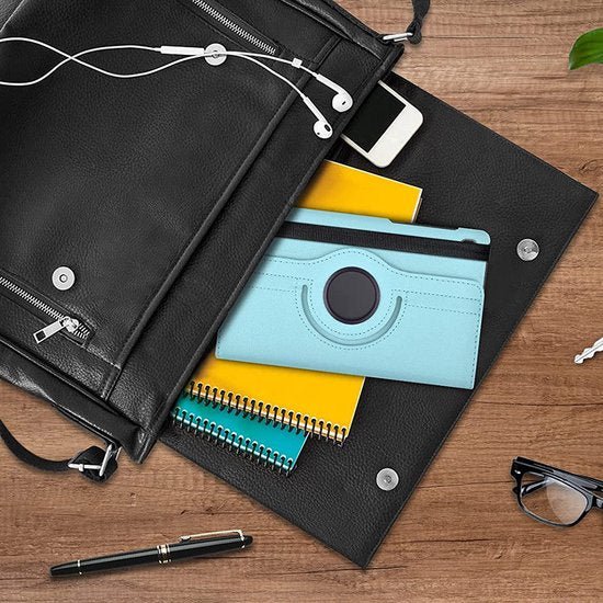 Samsung Galaxy Tab S5e 10.5 (2019) T720/T725/T727 Hoesjes – 360° draaibaar – Standfunctie – Lichtblauw-Tablethoesjes-Ilumina Benelux