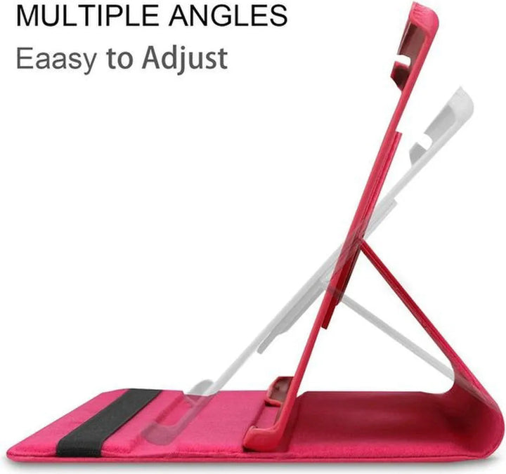 Samsung Galaxy Tab S5e T720/T725 Hoesjes – 360° draaibaar – Multi-stand – Donker roze-Tablethoesjes-Ilumina Benelux
