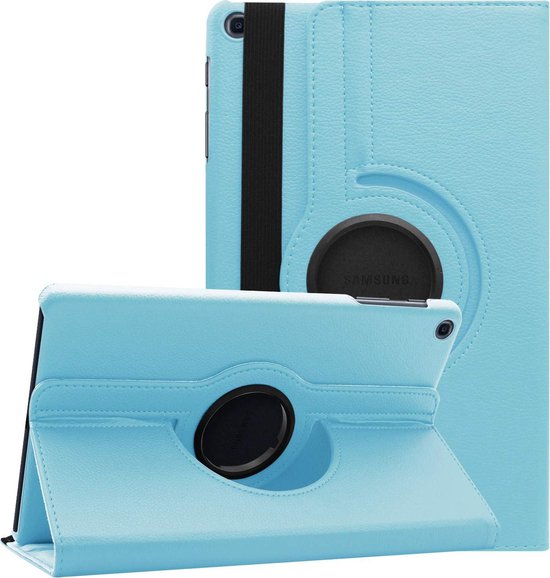 Samsung Galaxy Tab S5e T720/T725 Hoesjes – 360° draaibaar – Multi-stand – Lichtblauw-Tablethoesjes-Ilumina Benelux