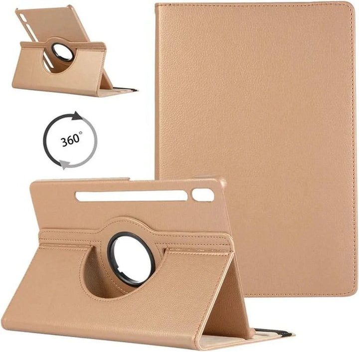Samsung Galaxy Tab S6 10.5 2019 T860 Hoesjes – 360° draaibaar – Backcover – Goud-Tablethoesjes-Ilumina Benelux