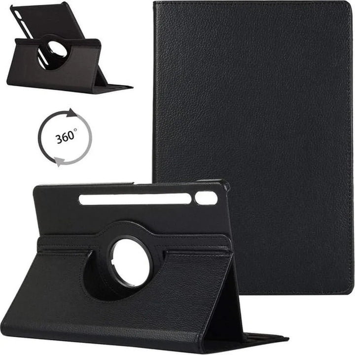 Samsung Galaxy Tab S6 10.5 2019 T860 Hoesjes – 360° draaibaar – Standfunctie – Zwart-Tablethoesjes-Ilumina Benelux