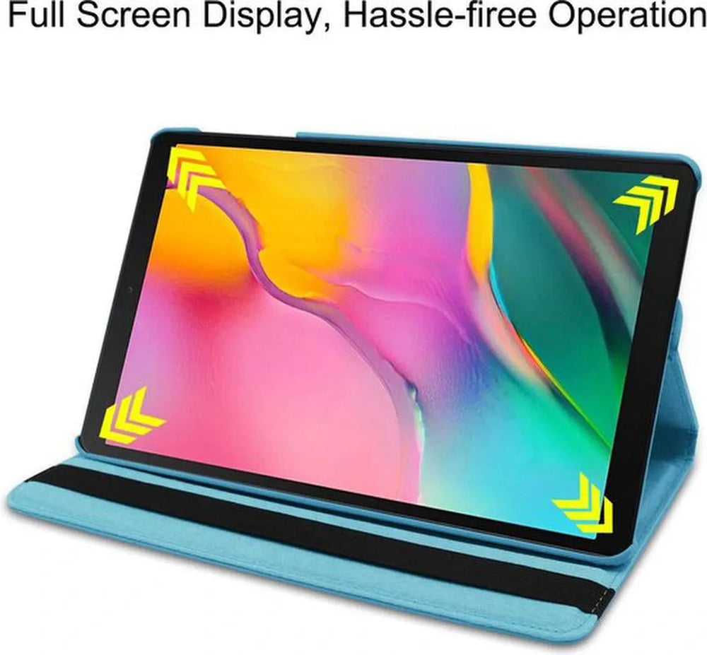 Samsung Galaxy Tab S6 Lite 10.4 (2020/2022/2024) Hoesjes – 360° draaibaar – Multi-stand – Lichtblauw-Tablethoesjes-Ilumina Benelux