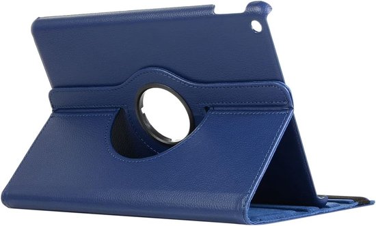 Samsung Galaxy Tab S6 Lite 10.4 (2020/2022/2024) Hoesjes – 360° draaibaar – Standfunctie – Donkerblauw-Tablethoesjes-Ilumina Benelux