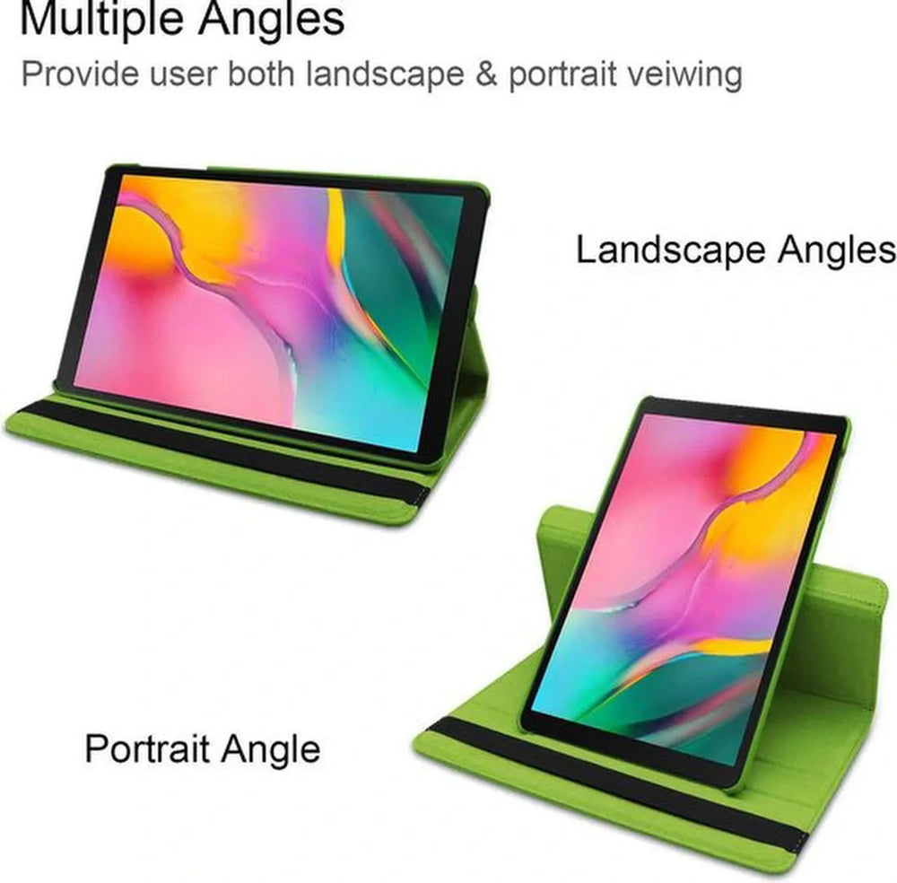 Samsung Galaxy Tab S6 Lite 10.4 (2020/2022/2024) Hoesjes – 360° draaibaar – Standfunctie – Groen-Tablethoesjes-Ilumina Benelux