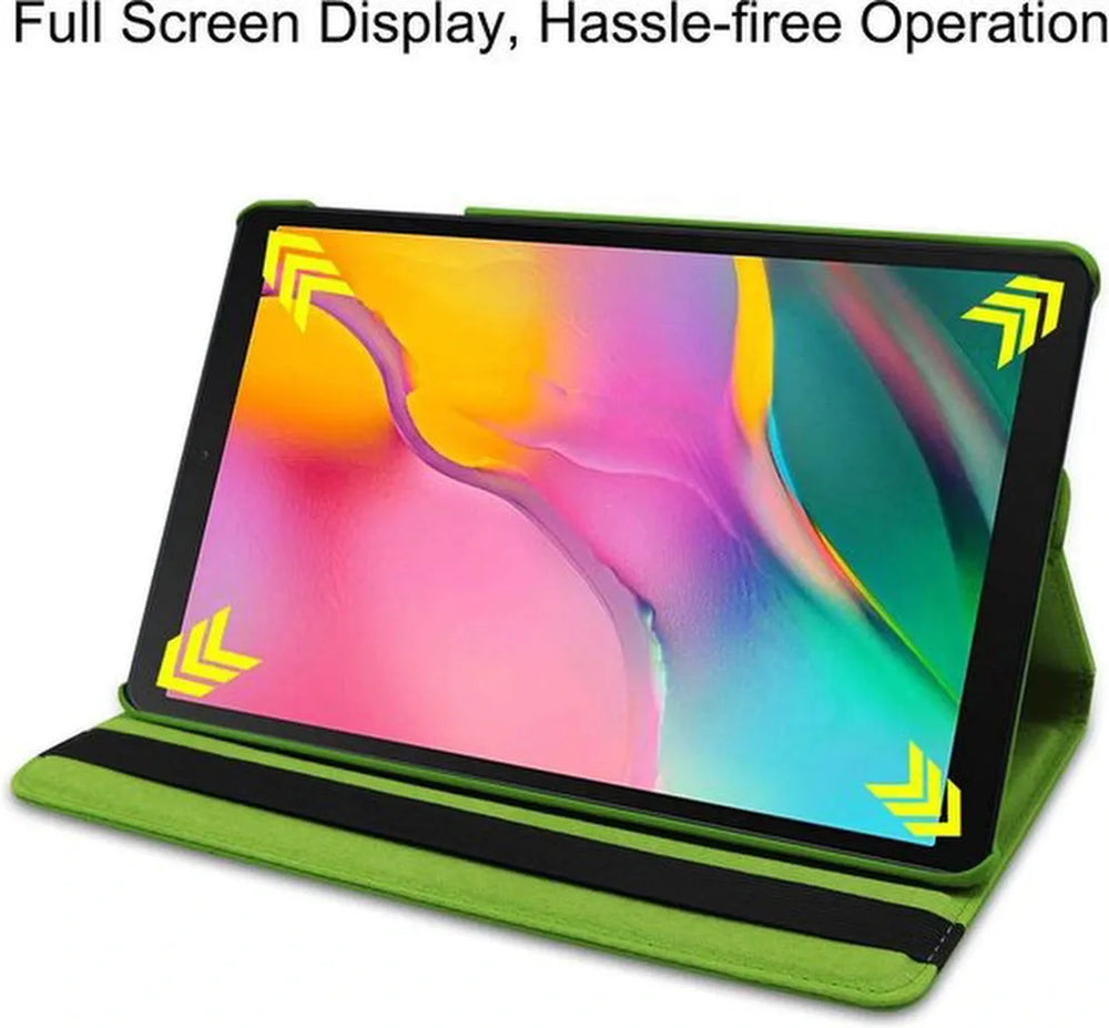 Samsung Galaxy Tab S6 Lite 10.4 (2020/2022/2024) Hoesjes – 360° draaibaar – Standfunctie – Groen-Tablethoesjes-Ilumina Benelux