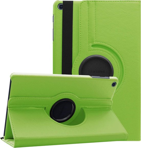 Samsung Galaxy Tab S6 Lite 10.4 (2020/2022/2024) Hoesjes – 360° draaibaar – Standfunctie – Groen-Tablethoesjes-Ilumina Benelux