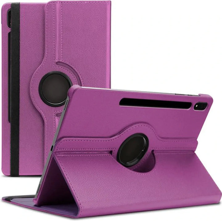 Samsung Galaxy Tab S6 T860 Hoesjes – 360° draaibaar – Multi-stand – Paars-Tablethoesjes-Ilumina Benelux