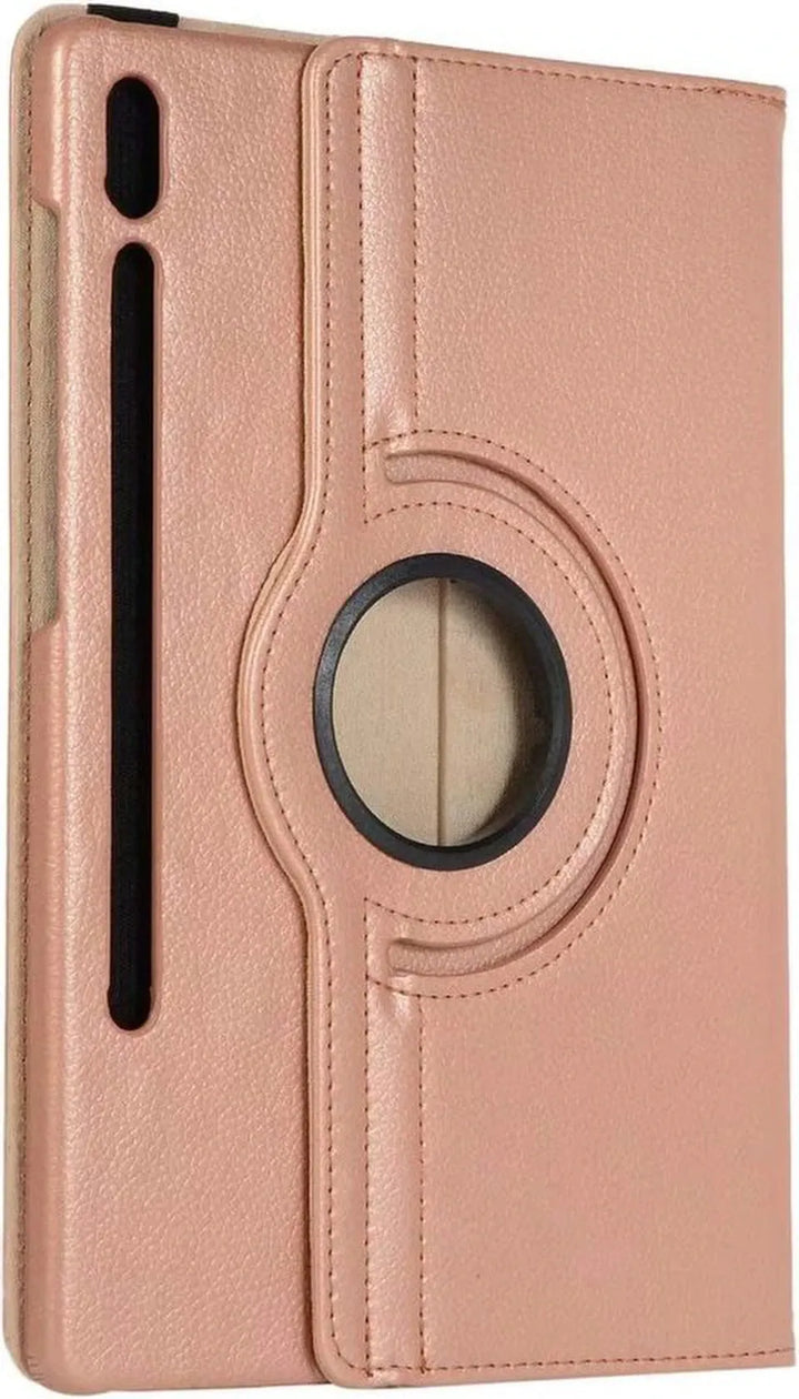 Samsung Galaxy Tab S6 T860 Hoesjes – 360° draaibaar – Multi-stand – Roségoud-Tablethoesjes-Ilumina Benelux