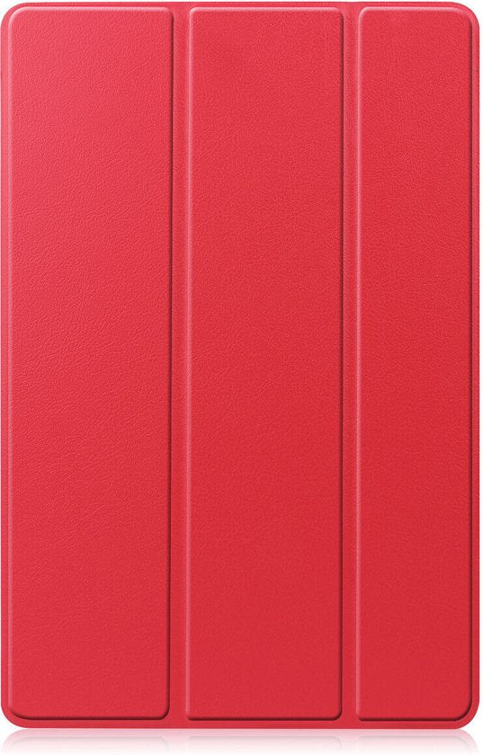 Samsung Galaxy Tab S7/S8 11 inch – Tri-Fold Cover – Ultraslank – Standfunctie – Rood-Tablethoesjes-Ilumina Benelux
