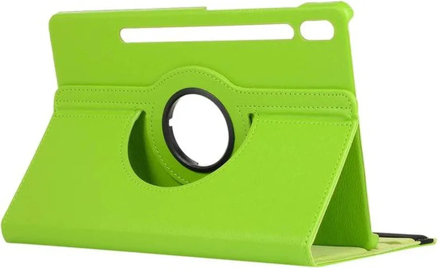 Samsung Galaxy Tab S8 Plus/S7+/S7 FE 12.4 Hoesjes – 360° draaibaar – Multi-stand – Groen-Tablethoesjes-Ilumina Benelux