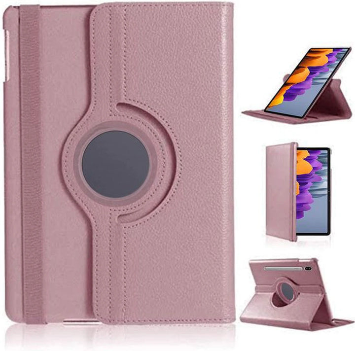 Samsung Galaxy Tab S8 Ultra 12.4 (SM-X900/X906) Hoesjes – 360° draaibaar – Multi-stand – Roségoud-Tablethoesjes-Ilumina Benelux