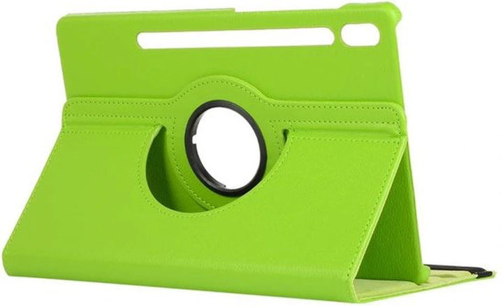 Samsung Galaxy Tab S8 Ultra 12.4 inch Hoesjes – 360° draaibaar – Multi-stand – Groen-Tablethoesjes-Ilumina Benelux