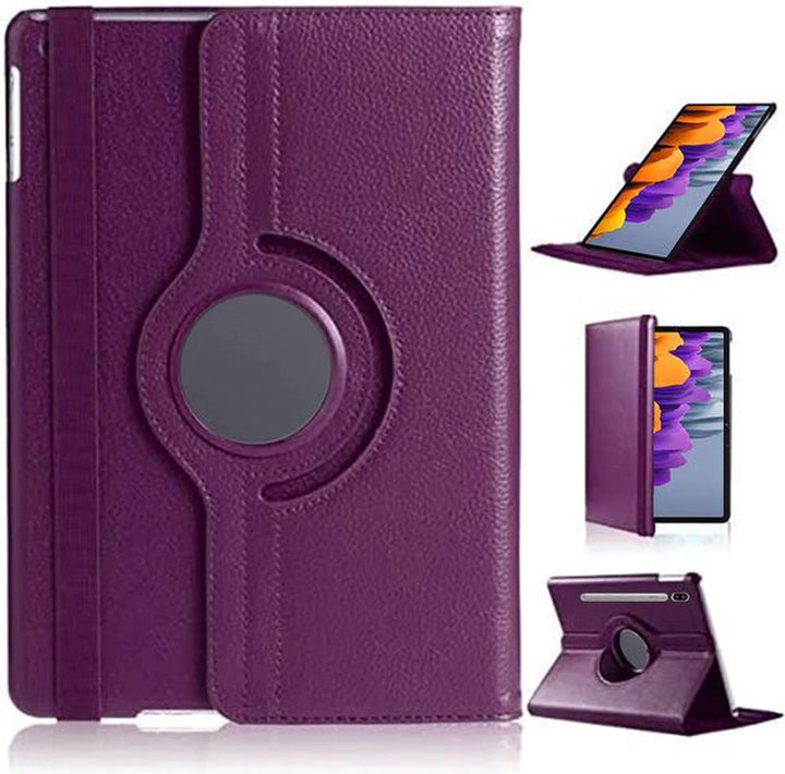 Samsung Galaxy Tab S8 Ultra 12.4 inch Hoesjes – 360° draaibaar – Multi-stand – Paars-Tablethoesjes-Ilumina Benelux