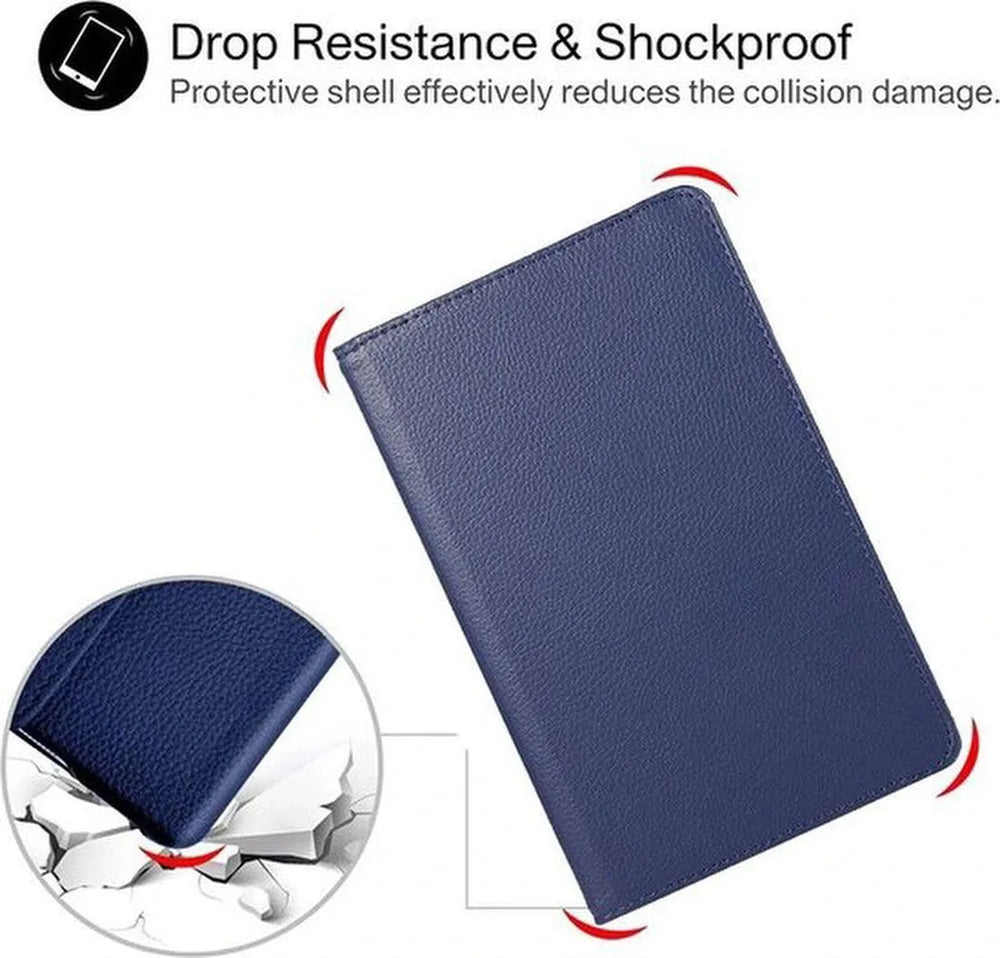 Samsung Galaxy Tab S8 Ultra 12.4 inch (SM-X900/X906) Hoesjes – 360° draaibaar – Multi-stand – Donkerblauw-Tablethoesjes-Ilumina Benelux