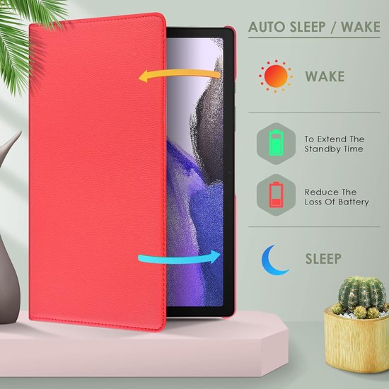 Samsung Galaxy Tab S8/S7 11 inch Hoesjes – 360° draaibaar – Multi-stand – Donkerroze-Tablethoesjes-Ilumina Benelux