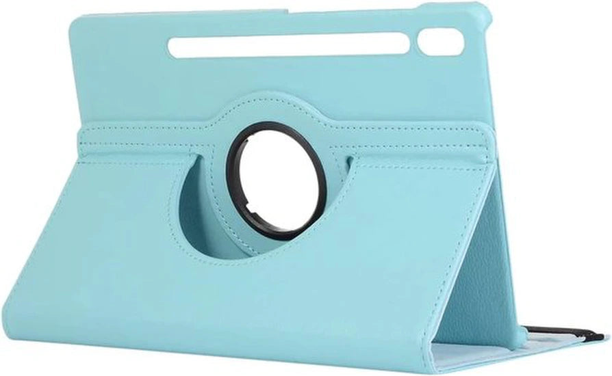 Samsung Galaxy Tab S9 FE+ / S9 Plus / S10 Plus 12.4 inch Hoesjes – 360° draaibaar – Multi-stand – Lichtblauw-Tablethoesjes-Ilumina Benelux