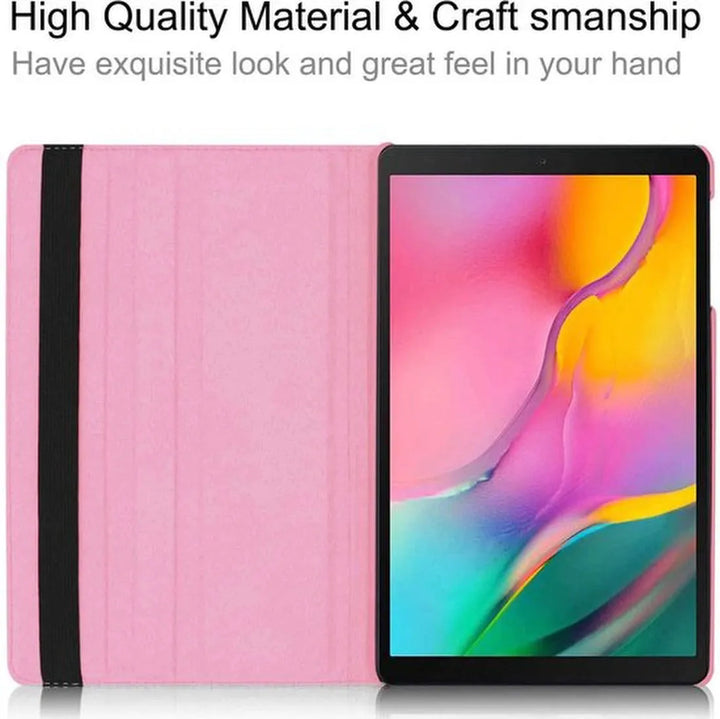 Samsung Galaxy Tab S9 FE/S9/S10 FE/S10 Lite 11 inch - Hoesjes – 360° draaibaar – Multi-stand – Lichtroze-Tablethoesjes-Ilumina Benelux