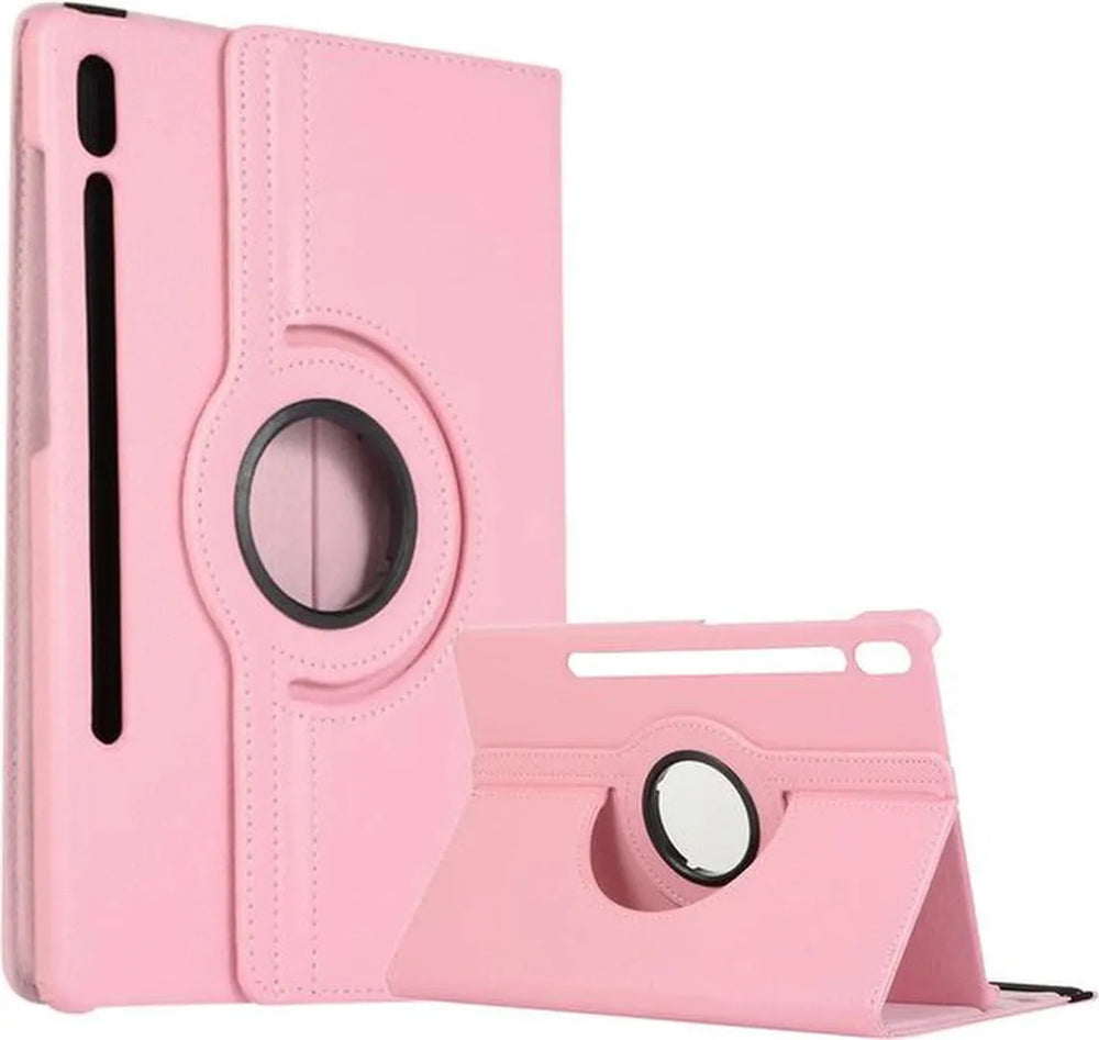 Samsung Galaxy Tab S9 FE/S9/S10 FE/S10 Lite 11 inch - Hoesjes – 360° draaibaar – Multi-stand – Lichtroze-Tablethoesjes-Ilumina Benelux
