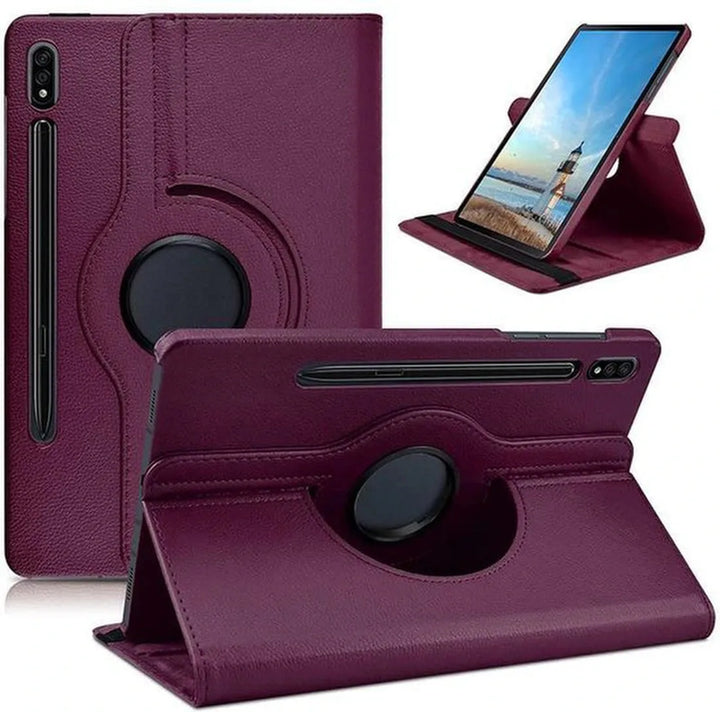 Samsung Galaxy Tab S9 FE/S9/S10 FE/S10 Lite 11 inch - Hoesjes – 360° draaibaar – Multi-stand – Paars-Tablethoesjes-Ilumina Benelux