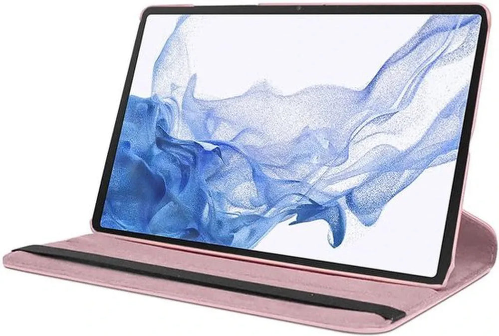 Samsung Galaxy Tab S9 FE/S9/S10 FE/S10 Lite 11 inch - Hoesjes – 360° draaibaar – Multi-stand – Roségoud-Tablethoesjes-Ilumina Benelux