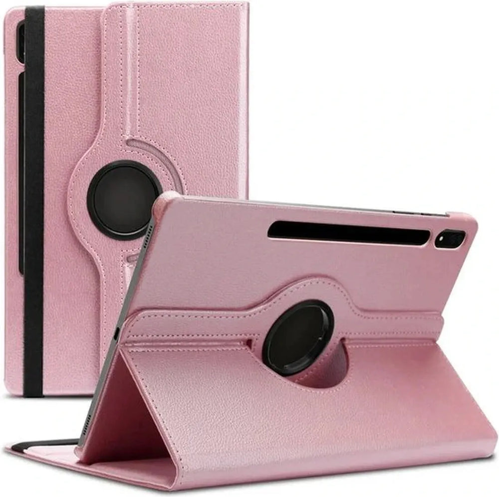 Samsung Galaxy Tab S9 FE/S9/S10 FE/S10 Lite 11 inch - Hoesjes – 360° draaibaar – Multi-stand – Roségoud-Tablethoesjes-Ilumina Benelux