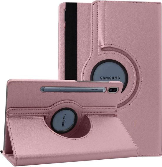 Samsung Galaxy Tab S9 FE/S9/S10 FE/S10 Lite 11 inch - Hoesjes – 360° draaibaar – Multi-stand – Roségoud-Tablethoesjes-Ilumina Benelux