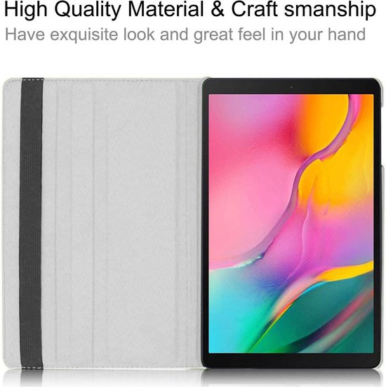 Samsung Galaxy Tab S9 FE/S9/S10 FE/S10 Lite 11 inch - Hoesjes – 360° draaibaar – Multi-stand – Wit-Tablethoesjes-Ilumina Benelux