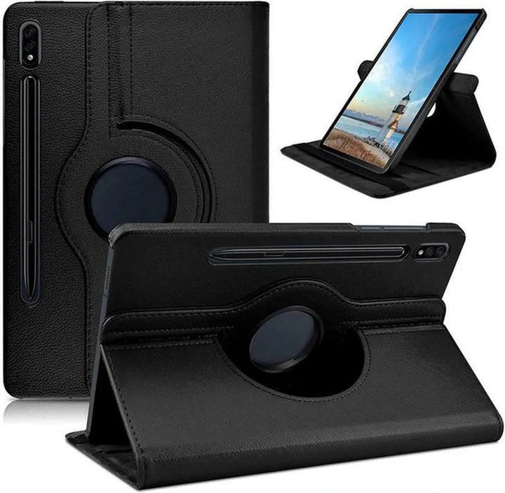 Samsung Galaxy Tab S9 FE/S9/S10 FE/S10 Lite 11 inch - Hoesjes – 360° draaibaar – Multi-stand – Zwart-Tablethoesjes-Ilumina Benelux