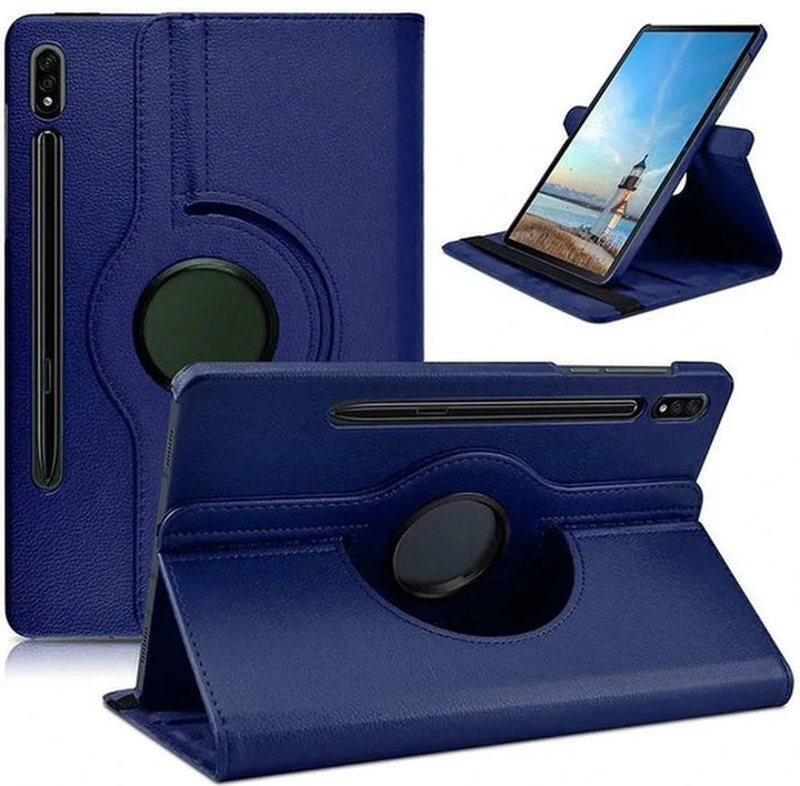 Samsung Galaxy Tab S9 FE/S9/S10 FE/S10 Lite 11 inch - Hoesjes – 360° draaibaar – Standfunctie – Donkerblauw-Tablethoesjes-Ilumina Benelux