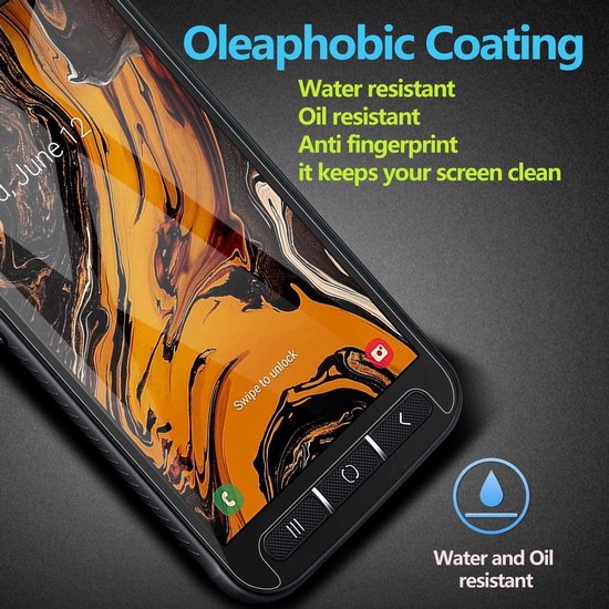 Samsung Galaxy Xcover 4/4S Screenprotector Gehard 9H – Anti-kras – 3-Pack-Ilumina Benelux
