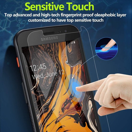 Samsung Galaxy Xcover 4/4S Screenprotector Gehard 9H – Anti-kras – 3-Pack-Ilumina Benelux