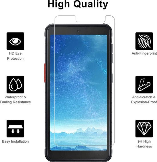 Samsung Galaxy Xcover 5 Screenprotector Gehard 9H – Anti-kras – 2-Pack-Ilumina Benelux