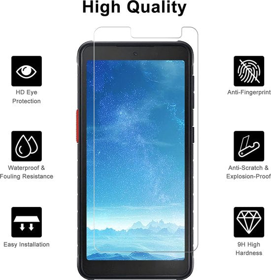 Samsung Galaxy Xcover 5 Screenprotector Gehard 9H – Anti-kras – 5-Pack-Ilumina Benelux