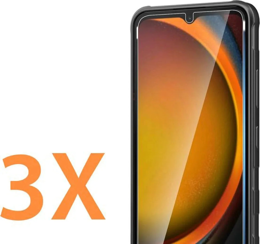 Samsung Galaxy Xcover 7 / Xcover 7 Pro – 9H Gehard Glas – Anti-kras – 3-Pack-Ilumina Benelux