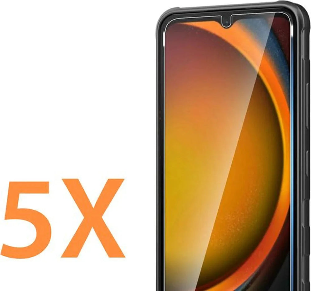 Samsung Galaxy Xcover 7 / Xcover 7 Pro Screenprotector Gehard 9H – Anti-kras – 5-Pack-Ilumina Benelux