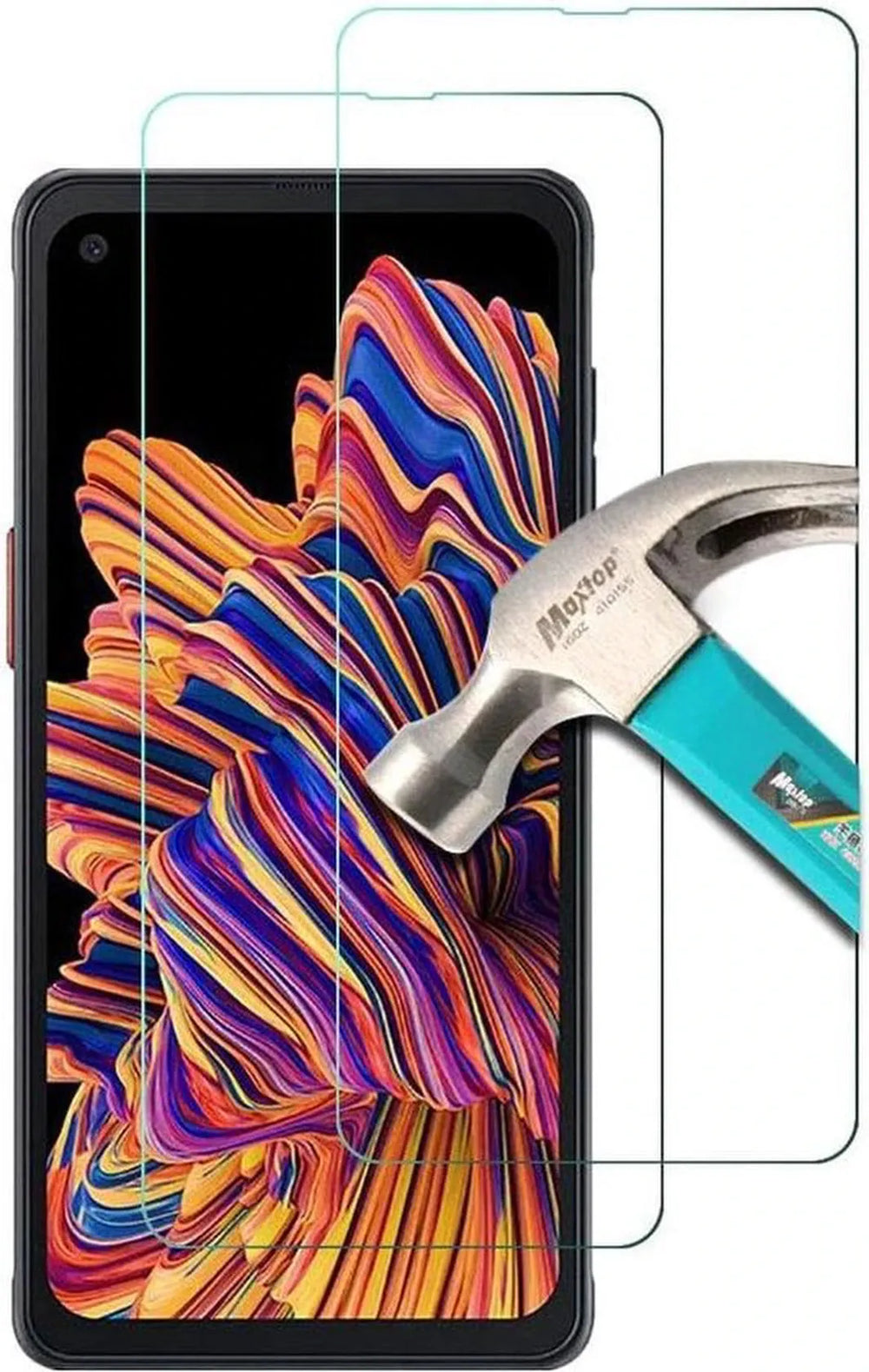 Samsung Galaxy Xcover Pro Screenprotector Gehard 9H – Anti-kras – 2-Pack-Ilumina Benelux