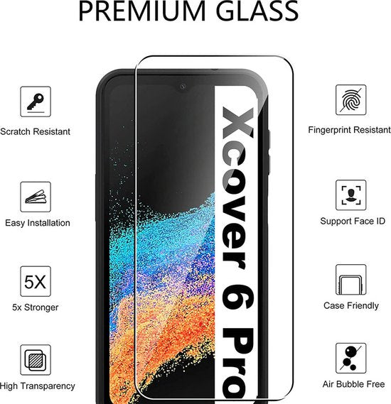 Samsung Galaxy Xcover6 Pro Screenprotector Gehard 9H – Anti-kras – 2-Pack-Ilumina Benelux