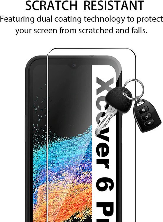 Samsung Galaxy Xcover6 Pro Screenprotector Gehard 9H – Anti-kras – 3-Pack-Ilumina Benelux