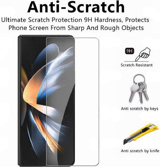 Samsung Galaxy Z Fold 4 Screenprotector Gehard 9H – Anti-kras – 2-Pack-Ilumina Benelux