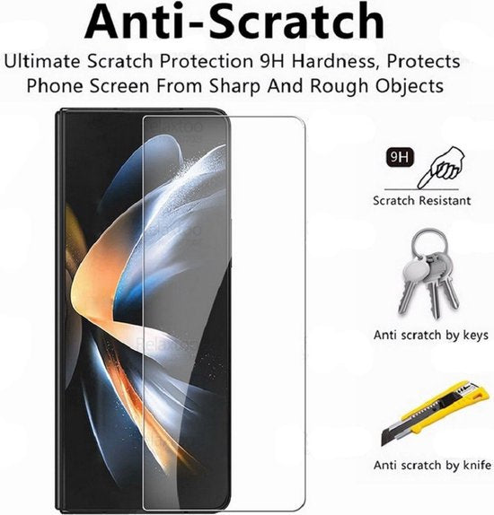 Samsung Galaxy Z Fold 5 Screenprotector Gehard 9H – Anti-kras – 3-Pack-Ilumina Benelux