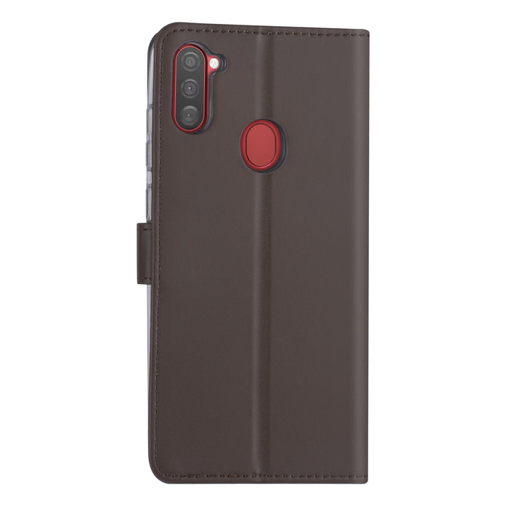 Samsung hoesje voor Galaxy A11 - Bruin - Book Case - Kaarthouder (A115F)-Hoesjes-Ilumina Benelux