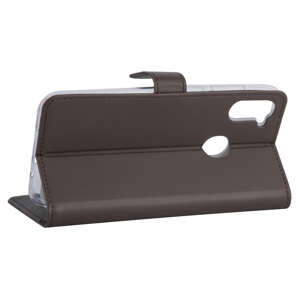 Samsung hoesje voor Galaxy A11 - Bruin - Book Case - Kaarthouder (A115F)-Hoesjes-Ilumina Benelux