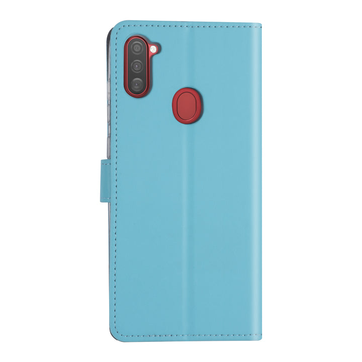 Samsung hoesje voor Galaxy A11 - LichtBlauw - Book Case - Kaarthouder (A115F)-Hoesjes-Ilumina Benelux